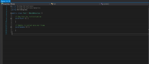 Visual Studioを起動した画面