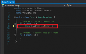Visual StudioでHello Worldを表示させるスクリプト